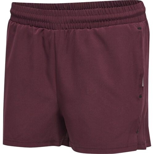 Hummel Hmlmove Grid Woven Shorts Woman - grape wine