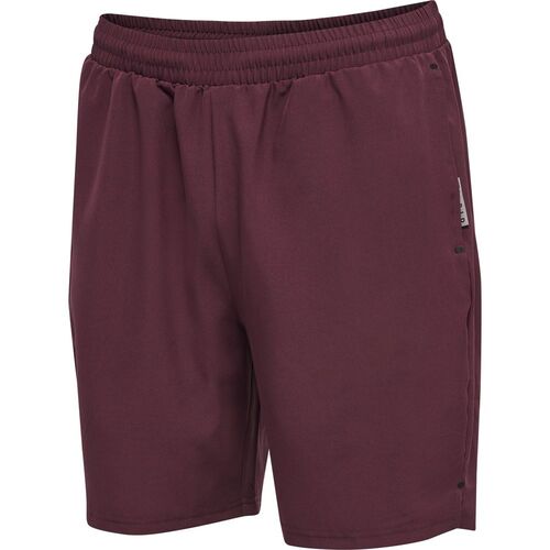 Hummel Hmlmove Grid Woven Shorts - grape wine