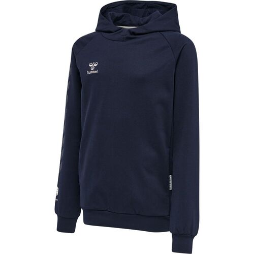 Hummel Hmlmove Grid Cotton Hoodie Kids - marine