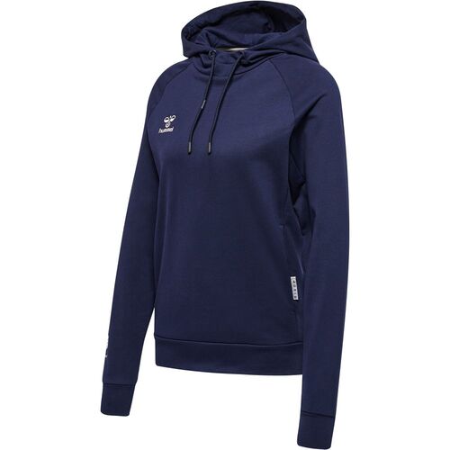 Hummel Hmlmove Grid Cotton Hoodie Woman - marine