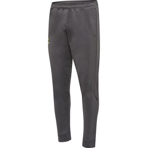 Hummel Hmloffgrid Cotton Pants - forged iron/dark citron