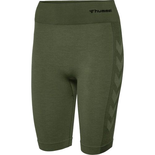 Hummel Hmlclea Seamless Cycling Shorts - climbing ivy/beetle melange