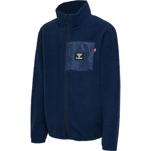 Hummel Hmlatlas Fleece Zip Jacket - black iris