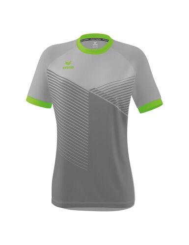 Erima Mantua Jersey Shortsleeve - silver grey/green gecko