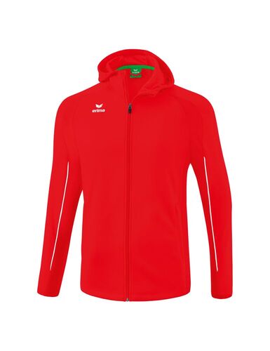 Erima Liga Star Training Jacket With Hood - red/white