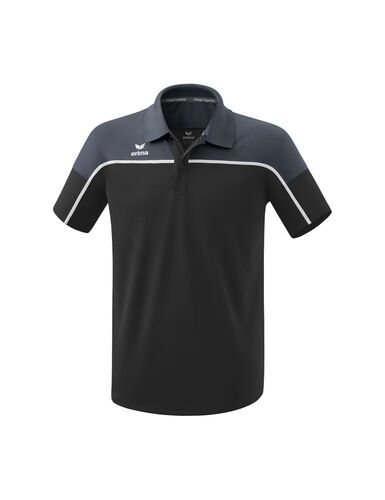Erima Change Poloshirt Function - black grey/slate grey/white