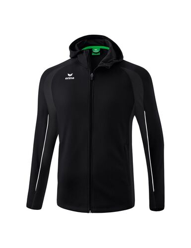 Erima Liga Star Training Jacket With Hood - black/white