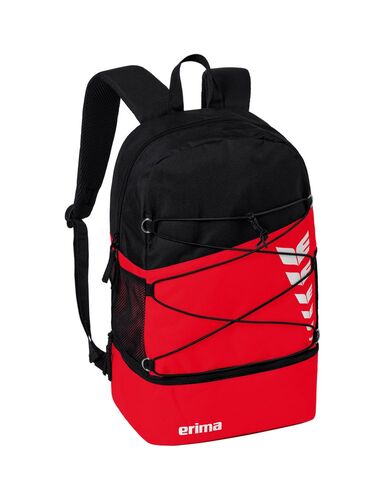 Erima Six Wings Multi-Functional Backpack - red/black
