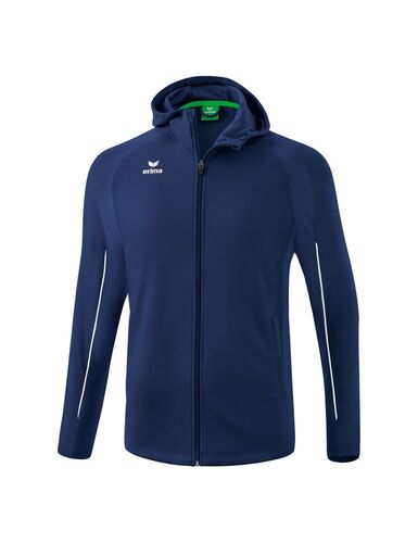 Erima Liga Star Training Jacket With Hood - new navy/white