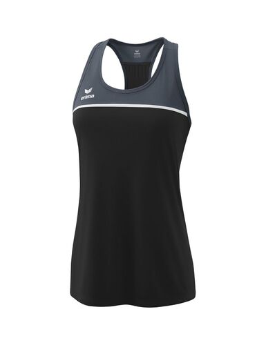 Erima Change Tank Top Function - black grey/slate grey/white