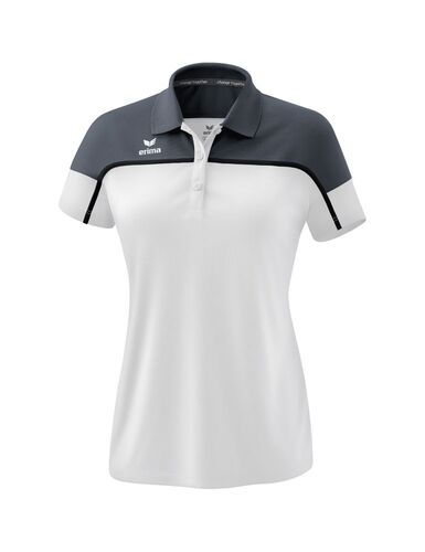 Erima Change Poloshirt Function - white/slate grey/black