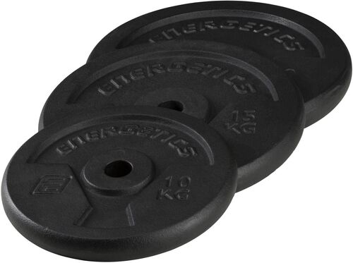 Energetics Hantelscheibe Cast Iron Disc Pce 30 Mm - schwarz