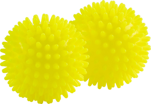 Energetics Noppenball Knobbed Balls Pair - yellow light
