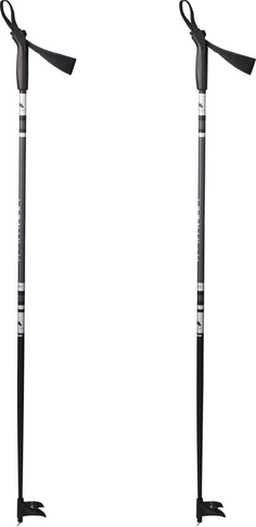 McKINLEY Ki.-Ll-Skistock Active Alu Jr - black/silver/anthrac