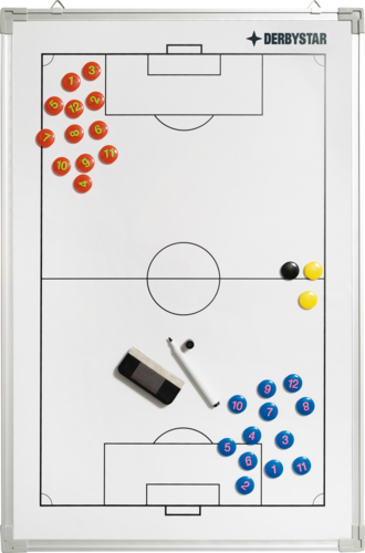 Derbystar Unisex Fussball Taktiktafel, Wei�, 90 x 60 cm