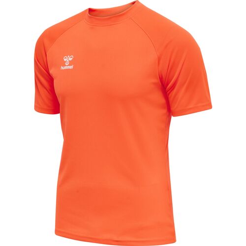 Hummel hmlDAVID JERSEY S/S - shocking orange