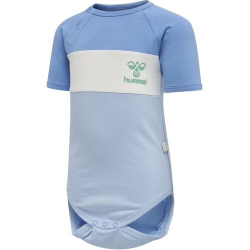 Hummel hmlASLAN BODY S/S - silver lake blue