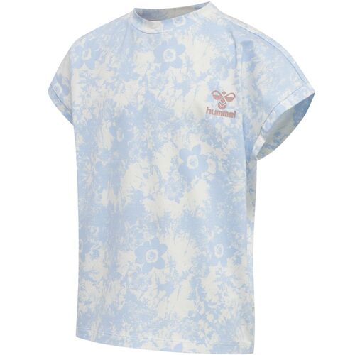Hummel hmlINEZ T-SHIRT S/S - cerulean