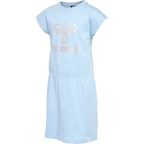 Hummel hmlTWILIGHT DRESS S/S - cerulean