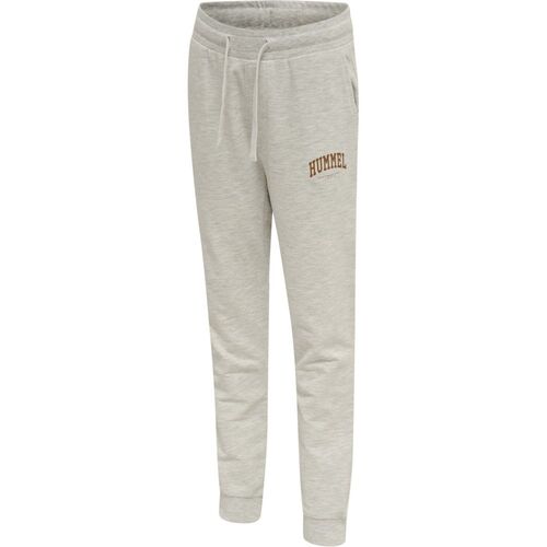 Hummel hmlFAST PANTS - light grey melange