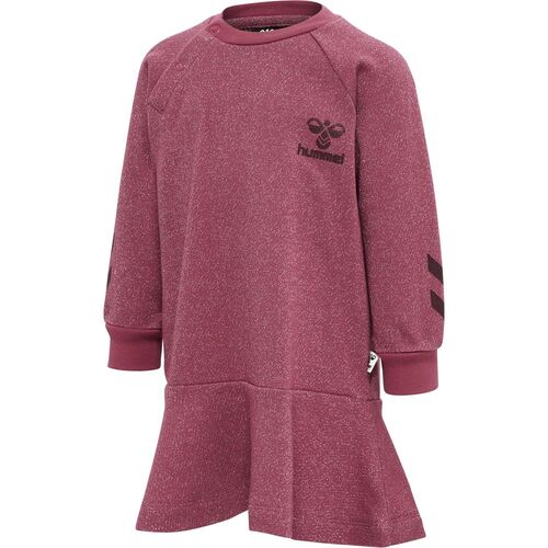 Hummel hmlSALLY DRESS L/S - earth red