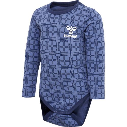 Hummel hmlCHECK BODY L/S - blue horizon