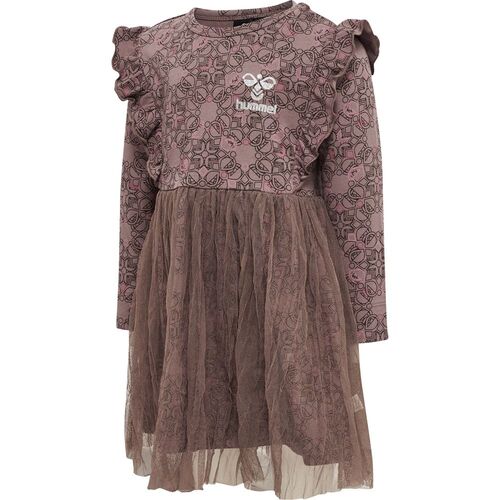 Hummel hmlFIA DRESS L/S - deep taupe