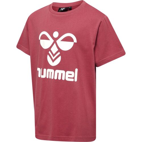 Hummel hmlTRES T-SHIRT S/S - earth red