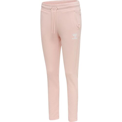 Hummel hmlNONI 2.0 TAPERED PANTS - chalk pink