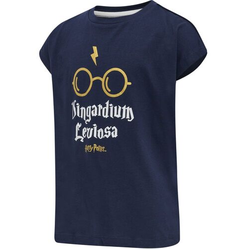 Hummel hmlHARRY POTTER DIEZ T-SHIRT S/S - black iris