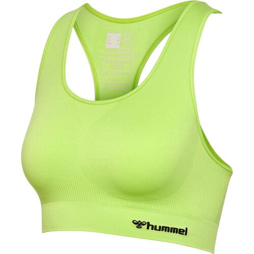 Hummel hmlTIF SEAMLESS SPORTS TOP - sharp green