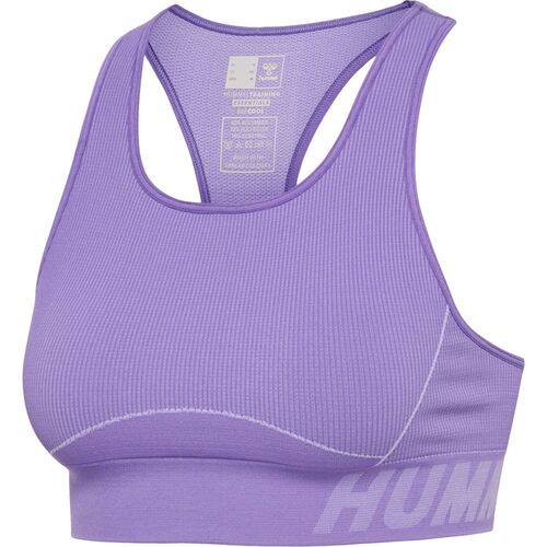 Hummel hmlTE CHRISTEL SEAMLESS SPORTS TOP - paisley purple/lavender melang