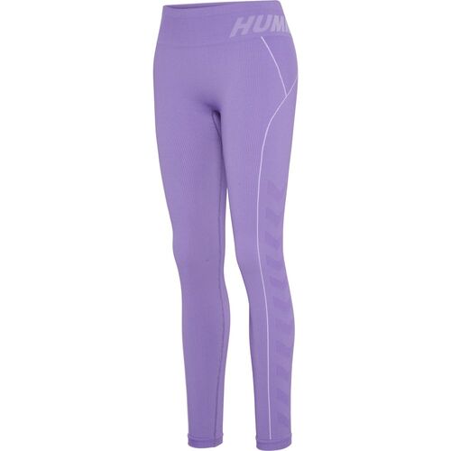Hummel hmlTE CHRISTEL SEAMLESS MW TIGHTS - paisley purple/lavender melang