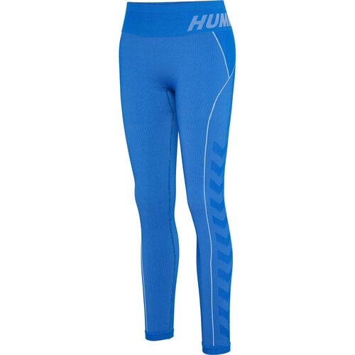 Hummel hmlTE CHRISTEL SEAMLESS MW TIGHTS - placid blue/lapis blue melange