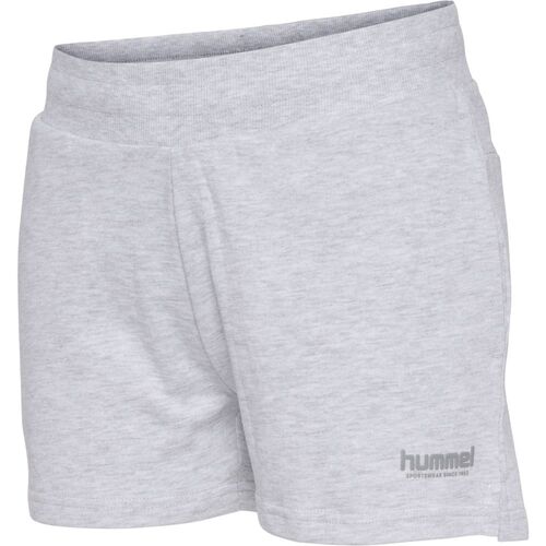 Hummel hmlLGC SENNA SWEAT SHORTS - light grey melange