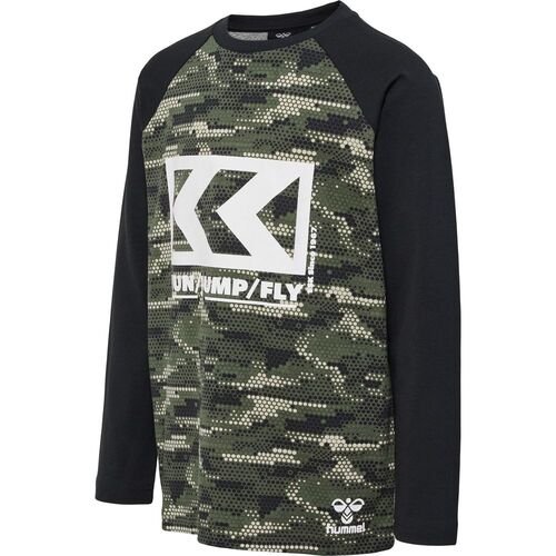 Hummel hmlFSK BOYS T-SHIRT L/S - forest night