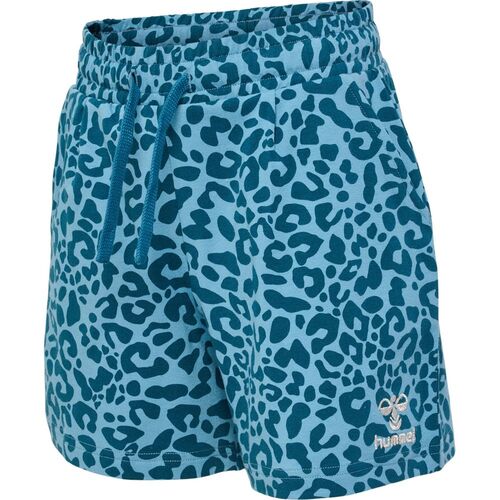 Hummel hmlFLOWY AOP SHORTS - blue coral