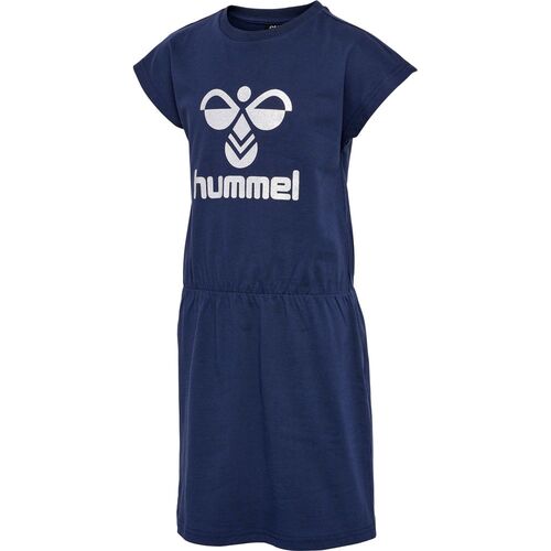 Hummel hmlFLOWY DRESS S/S - black iris