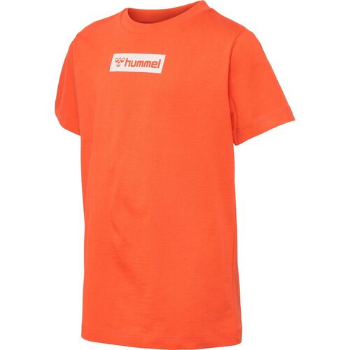 Hummel hmlFLOW T-SHIRT S/S - cherry tomato