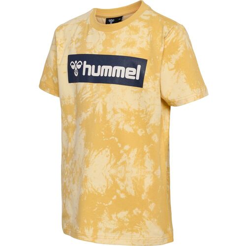 Hummel hmlJUMP AOP T-SHIRT S/S - ochre