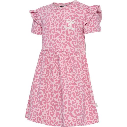 Hummel hmlDREAM IT DRESS S/S - parfait pink