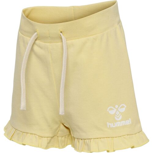 Hummel hmlDREAM RUFFLE SHORTS - italian straw