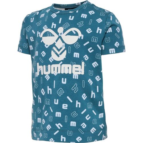Hummel hmlDREAM AOP T-SHIRT S/S - blue coral