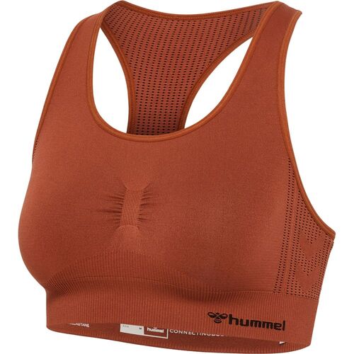 Hummel hmlSHAPING SEAMLESS SPORTS TOP - arabian spice