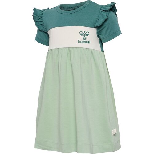 Hummel hmlTALYA DRESS S/S - silt green