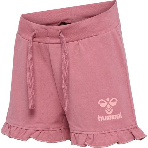 Hummel hmlTALYA RUFFLE SHORTS - mesa rose