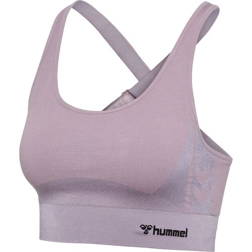 Hummel hmlCLEA SEAMLESS SPORTS TOP - nirvana melange