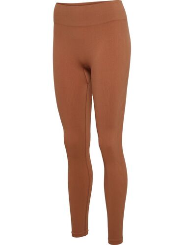 Hummel hmlMT ADAPT SEAMLESS MW TIGHTS - mocha bisque