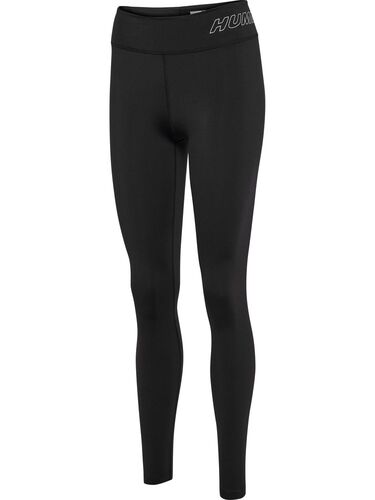 Hummel hmlTE FUNDAMENTAL MID WAIST TIGHTS - black/white