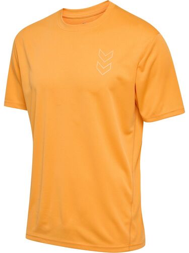 Hummel hmlACTIVE PL JERSEY S/S - blazing orange